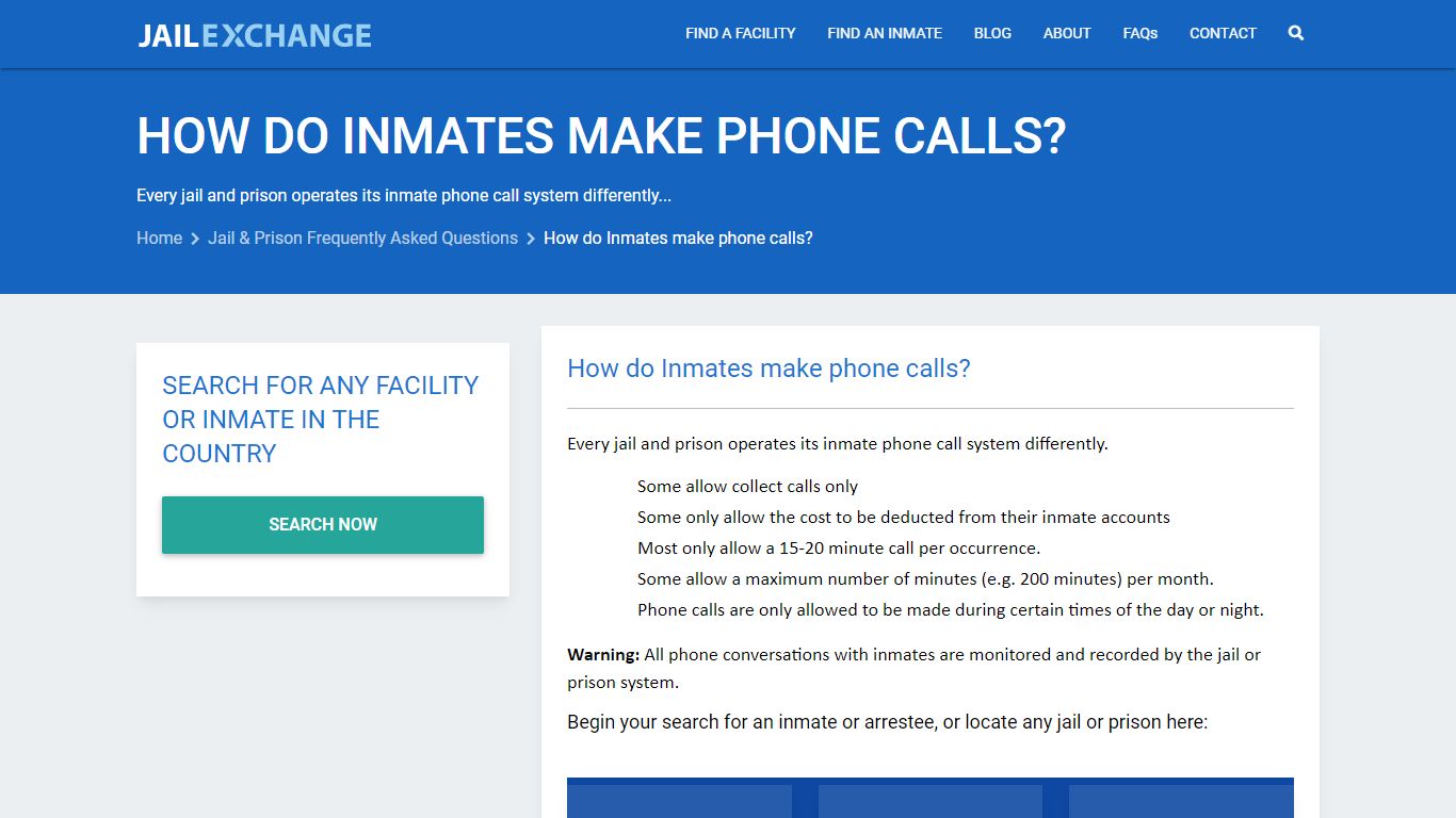 How do Inmates make phone calls? - Jail Exchange